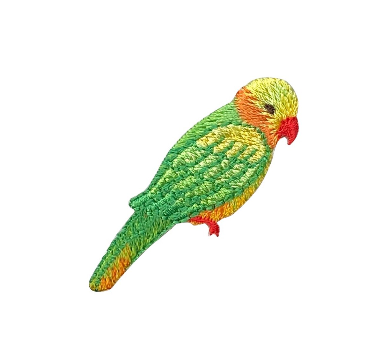 Yellow Headed Amazon Parrot Bird, Lorikeet, Embroidered, Iron on Patch